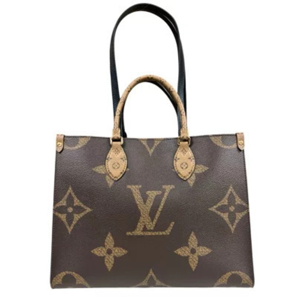 Louis Vuitton On The Go Monogram Giant Shoulder Bag Brown